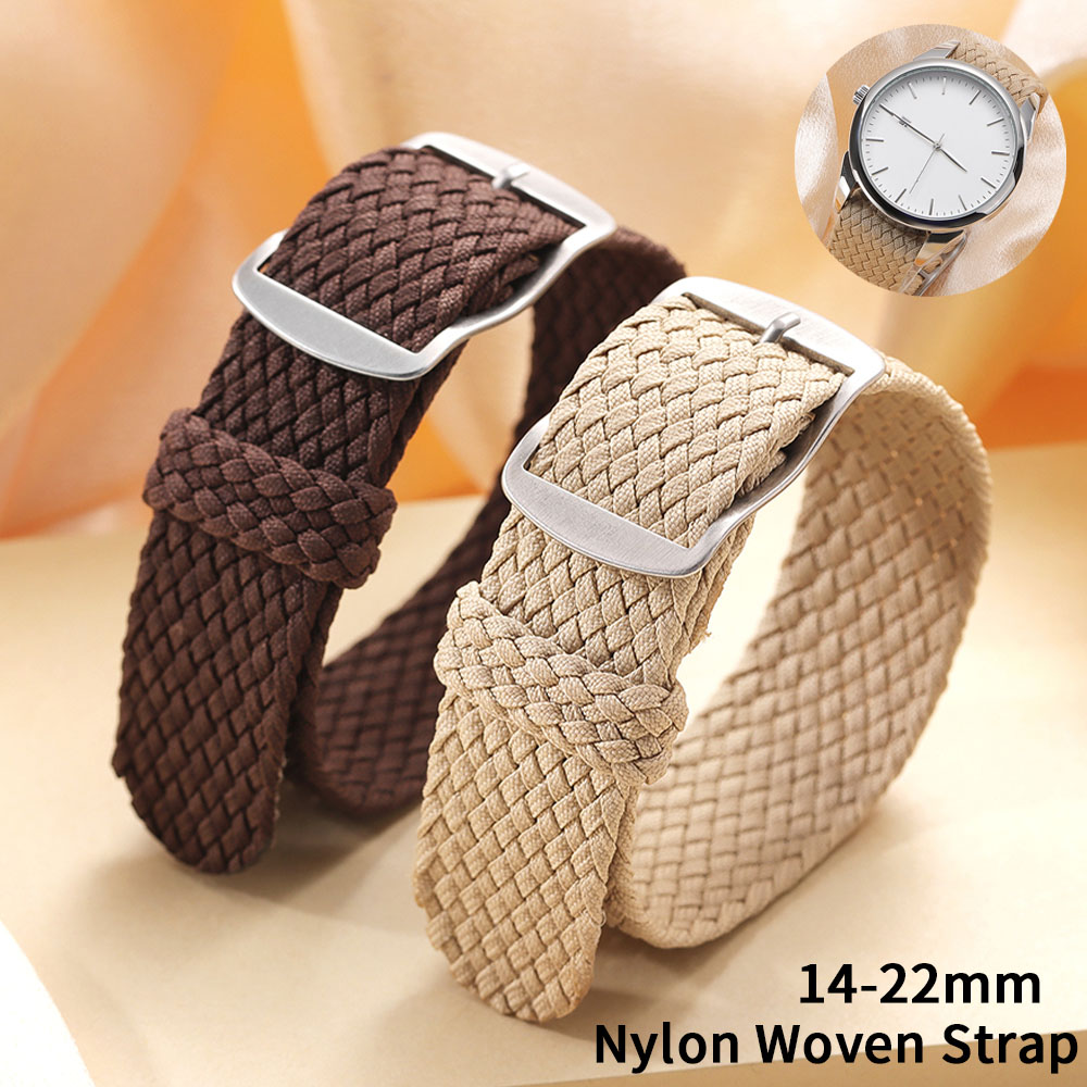 14mm 16mm 18mm 20mm 22mm Woven - Perlon Strap Woven บทวิจารณ์และราคา