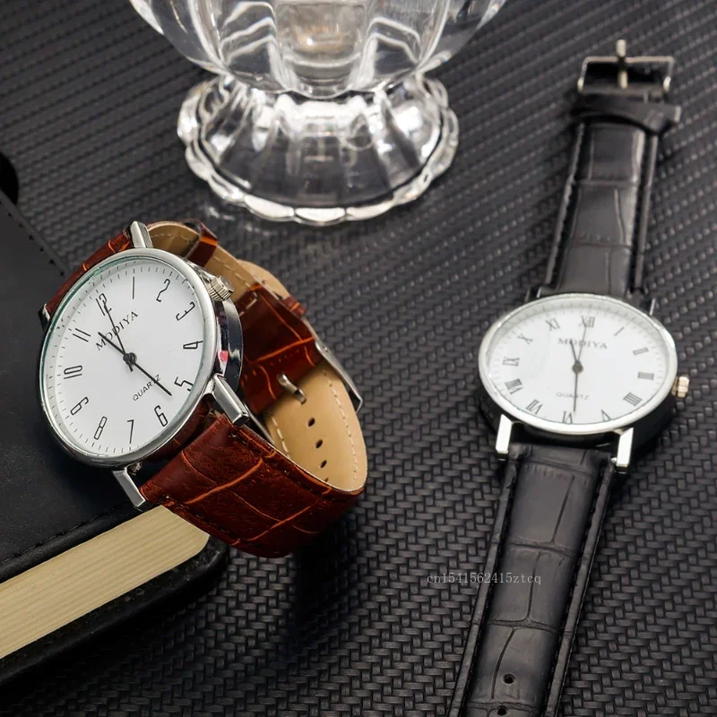 Men's Watches Business Wrist W - Leather Watch Band Men บทวิจารณ์และราคา