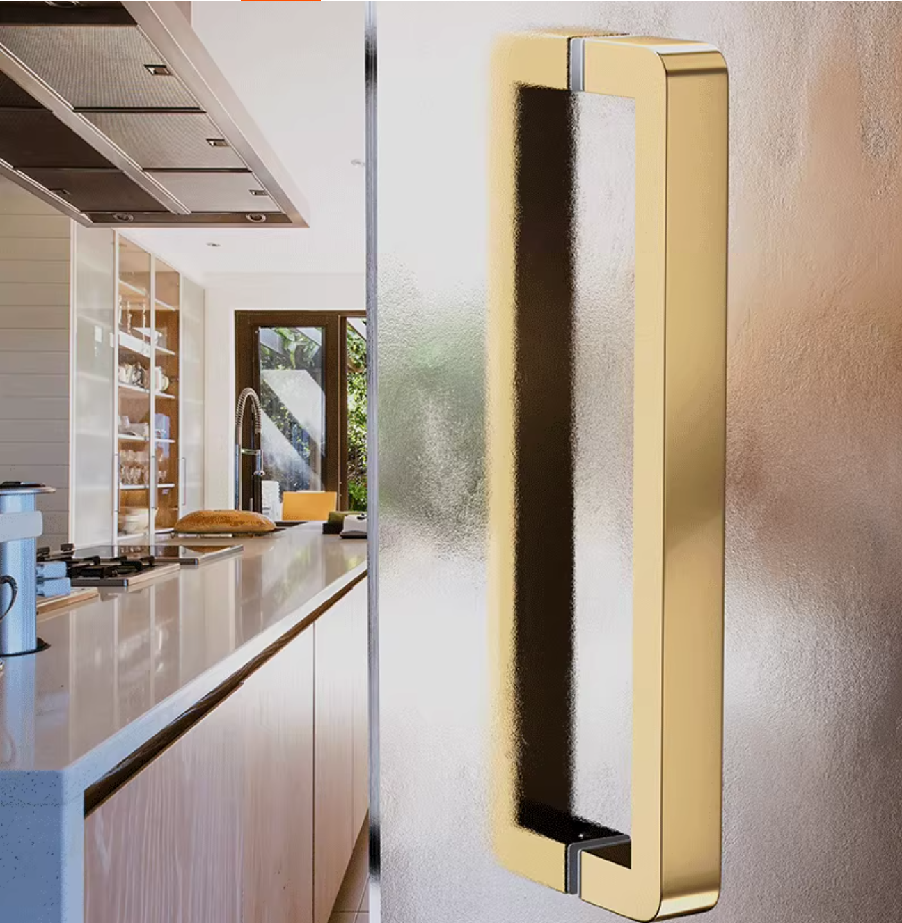 1Pc Stainless Steel Entry Glas - Curved Spring Bar บทวิจารณ์และราคา