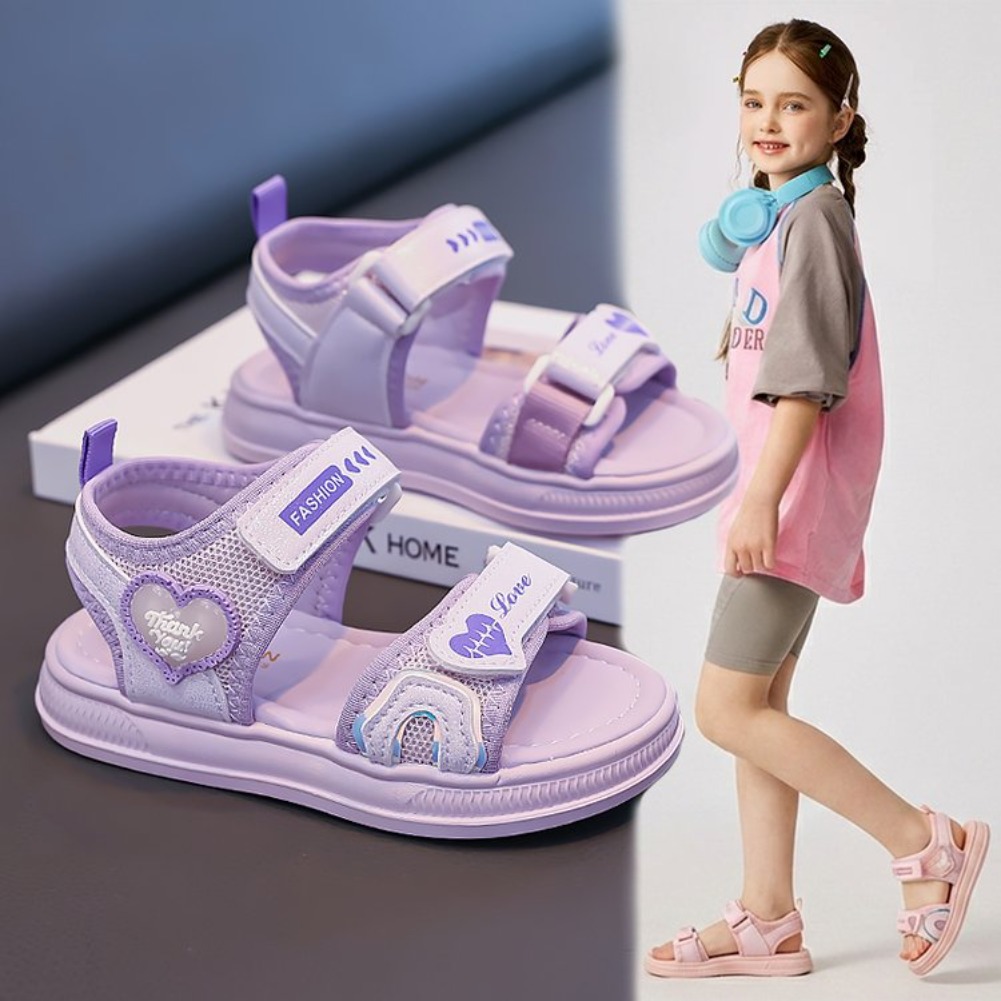 Girls' Heart-Shaped Princess S - Sport Loop Velcro บทวิจารณ์และราคา