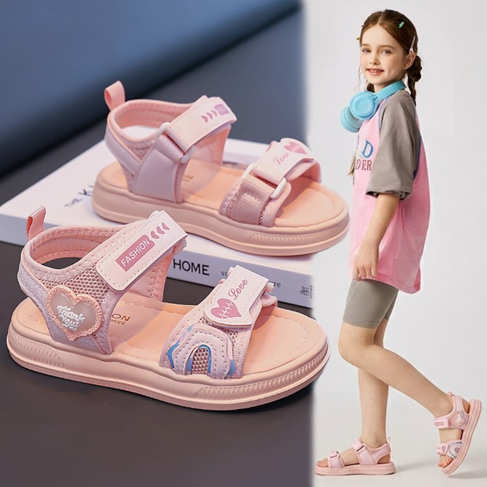 Girls' Heart-Shaped Princess S - Sport Loop Velcro บทวิจารณ์และราคา
