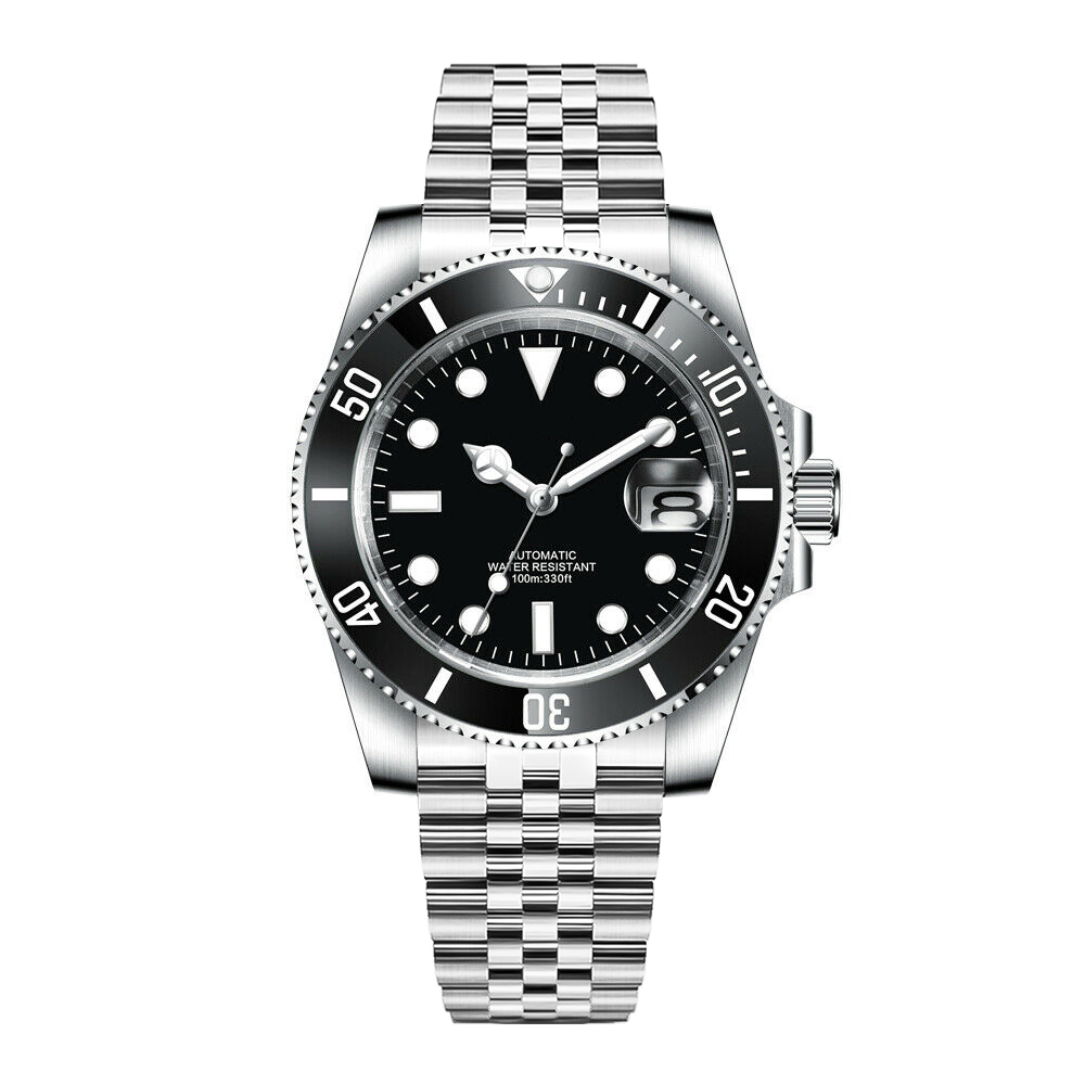 DIY Logo 40MM Dive Watch NH35  - Stainless Bracelet Diver บทวิจารณ์และราคา