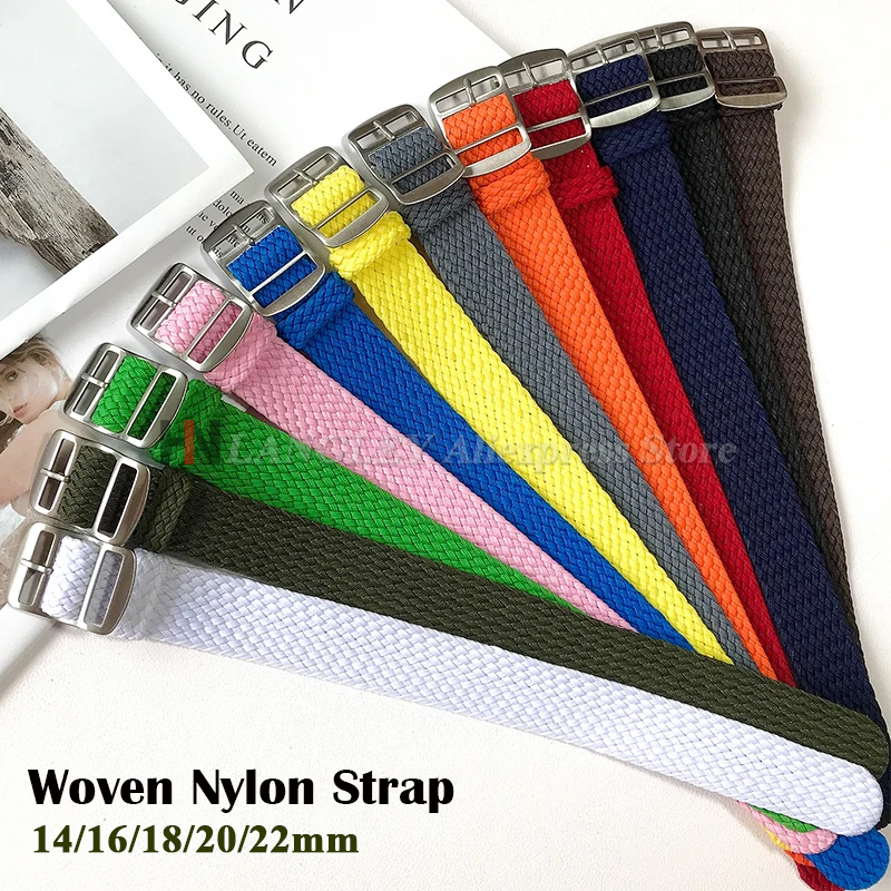 Fabric Woven Nylon Watch Band  - Perlon Strap Woven บทวิจารณ์และราคา