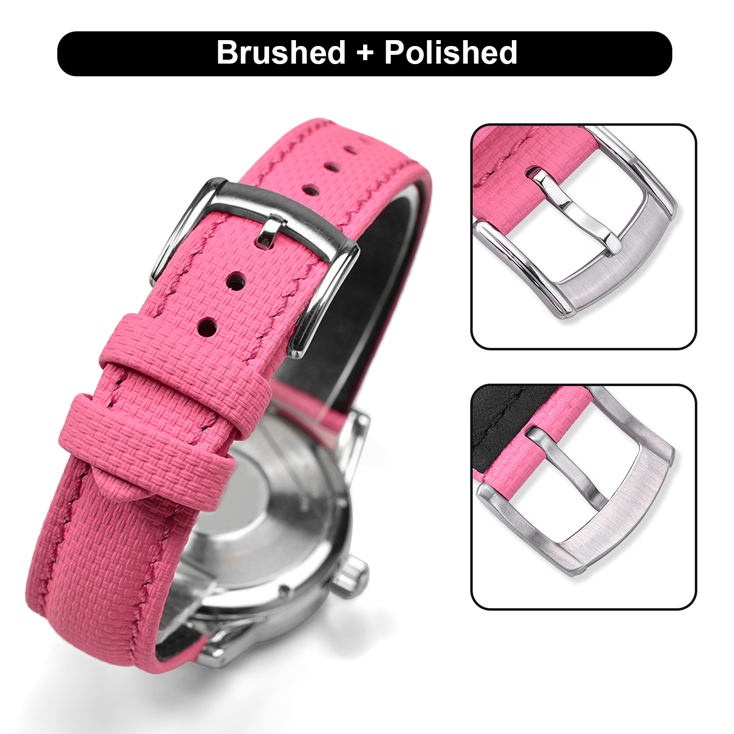 Unisex Quick Release Watch Ban - Leather Strap Quick Release บทวิจารณ์และราคา