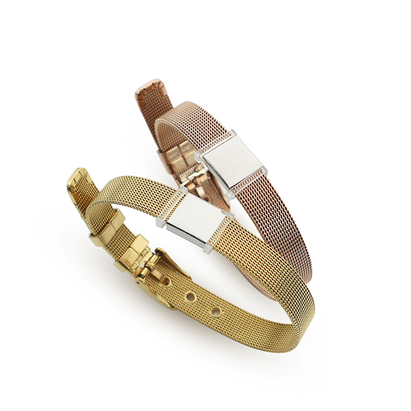DINGLLY 10mm High Quality Stai - Mesh Strap Metal บทวิจารณ์และราคา