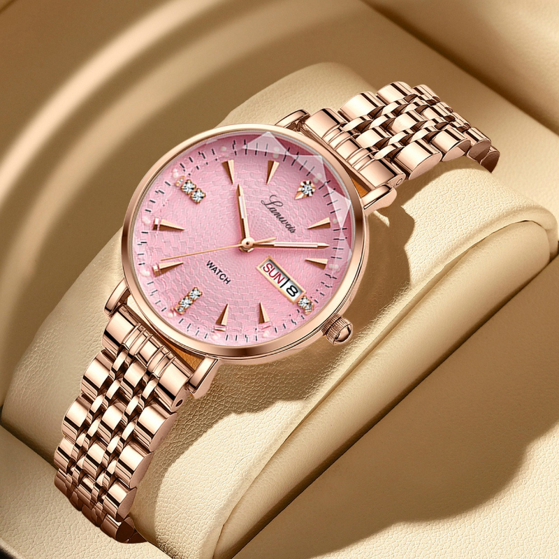 Ladies Watch, Butterfly Buckle - Butterfly Clasp Deployant บทวิจารณ์และราคา