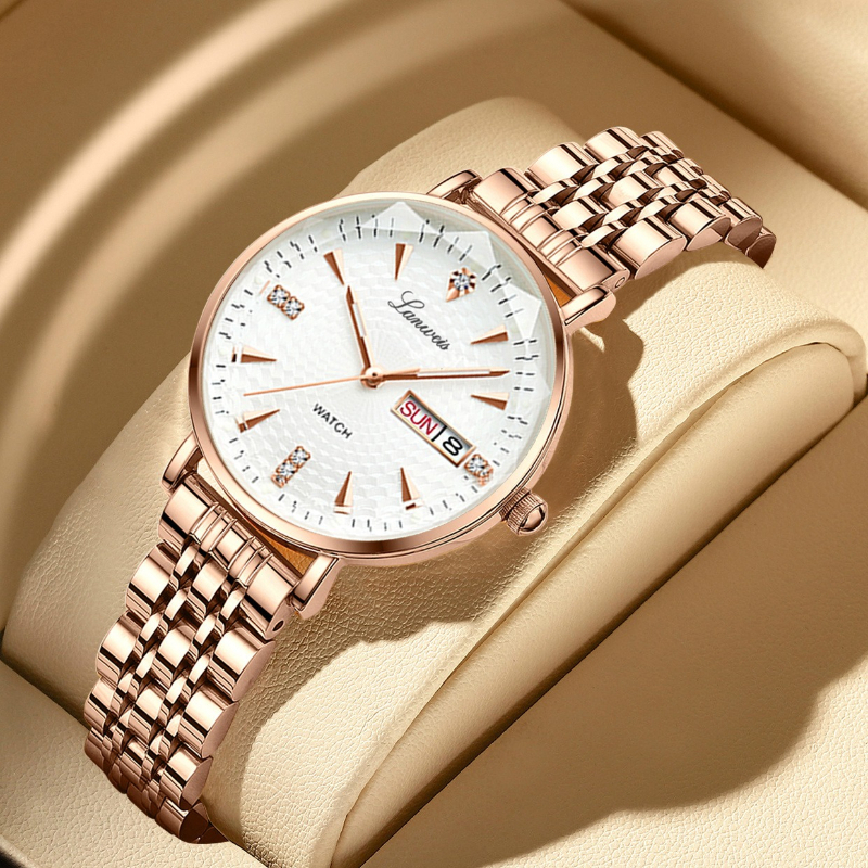 Ladies Watch, Butterfly Buckle - Butterfly Clasp Deployant บทวิจารณ์และราคา