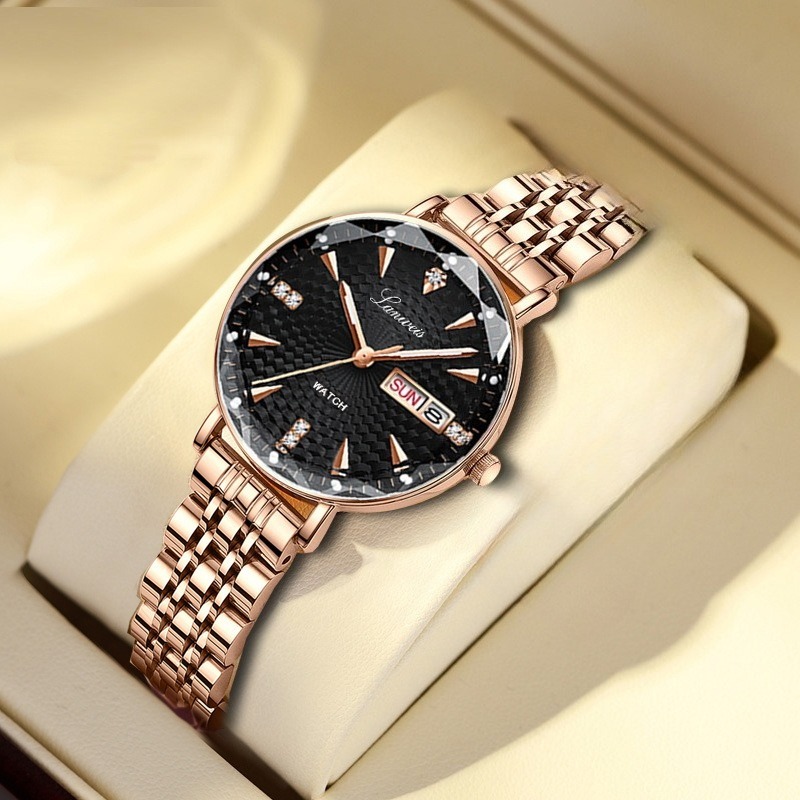 Ladies Watch, Butterfly Buckle - Butterfly Clasp Deployant บทวิจารณ์และราคา