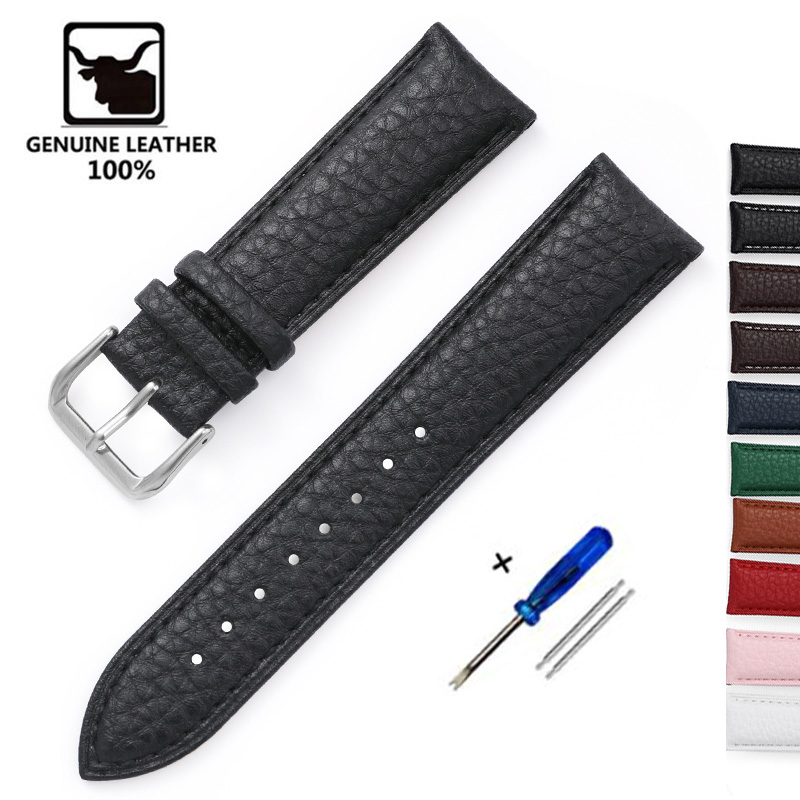 Litchi Pattern Soft Leather Wa - Nato Strap Nylon บทวิจารณ์และราคา