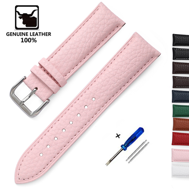 Litchi Pattern Soft Leather Wa - Nato Strap Nylon บทวิจารณ์และราคา
