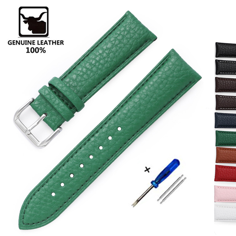 Litchi Pattern Soft Leather Wa - Nato Strap Nylon บทวิจารณ์และราคา