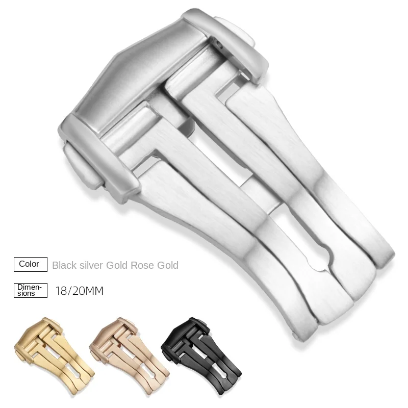 Stainless Steel Watch Buckle f - Butterfly Clasp Deployant บทวิจารณ์และราคา
