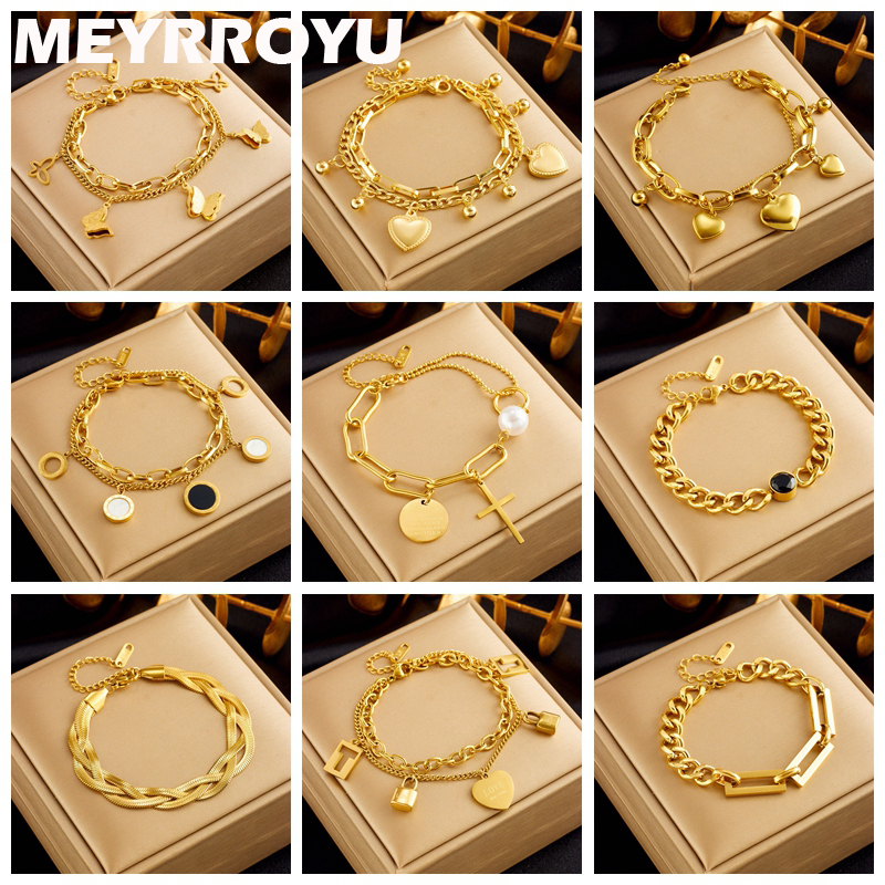 MEYRROYU 316 Stainless Steel B - Butterfly Clasp Deployant บทวิจารณ์และราคา