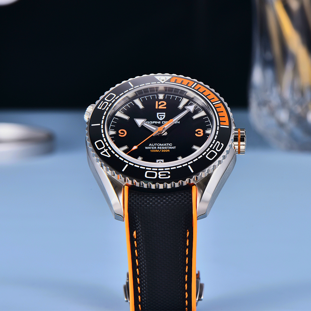 PAGANI DESIGN Diving Watch 100 - Rubber Strap Diver บทวิจารณ์และราคา