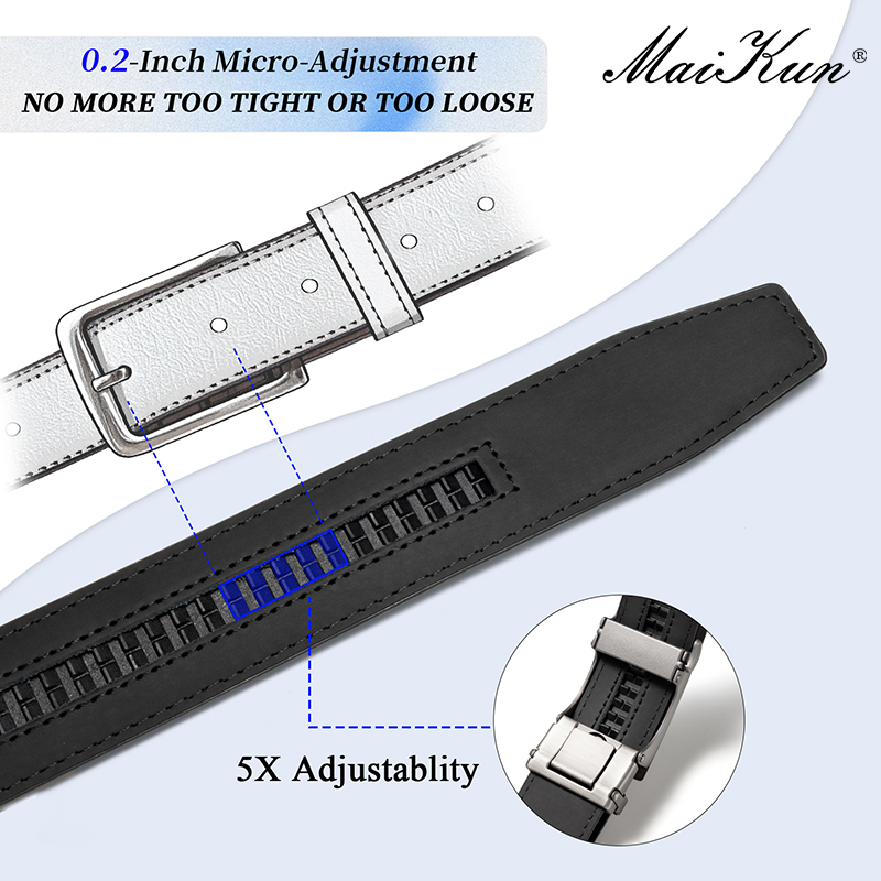 Maikun Brown Leather Ratchet B - Leather Strap Quick Release บทวิจารณ์และราคา