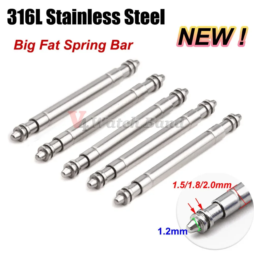 316L Stainless Steel Big Fat W - Spring Bar Tool Set บทวิจารณ์และราคา