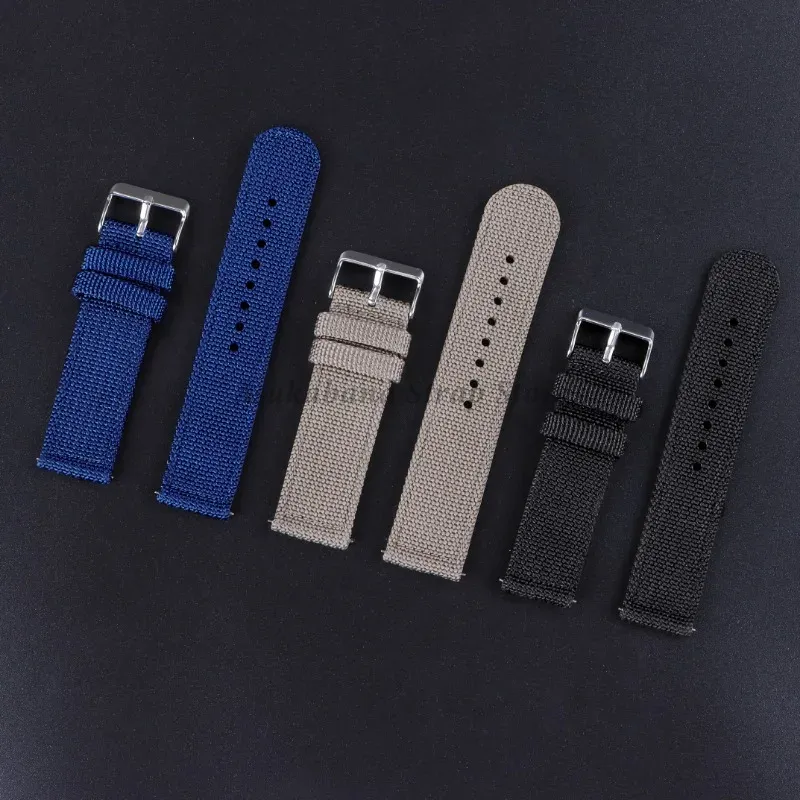 18 20 22 24mm Nylon Canvas Str - Nato Strap Nylon บทวิจารณ์และราคา