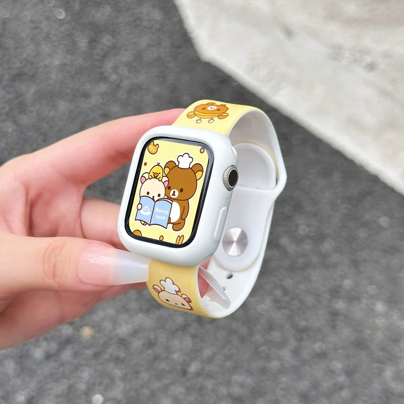 Cute Rilakkuma Print Silicone  - Silicone Band Women บทวิจารณ์และราคา