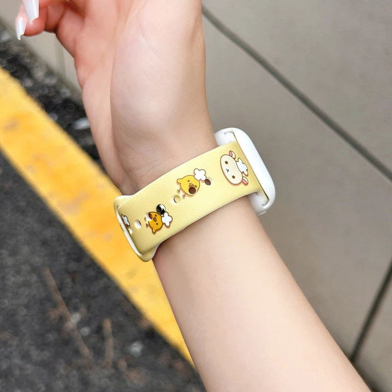 Cute Rilakkuma Print Silicone  - Silicone Band Women บทวิจารณ์และราคา