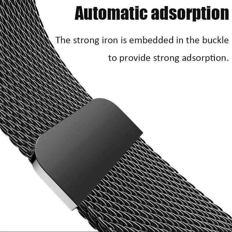 Strap For Xiaomi Mi Band 8 9 a - Milanese Loop Magnetic บทวิจารณ์และราคา