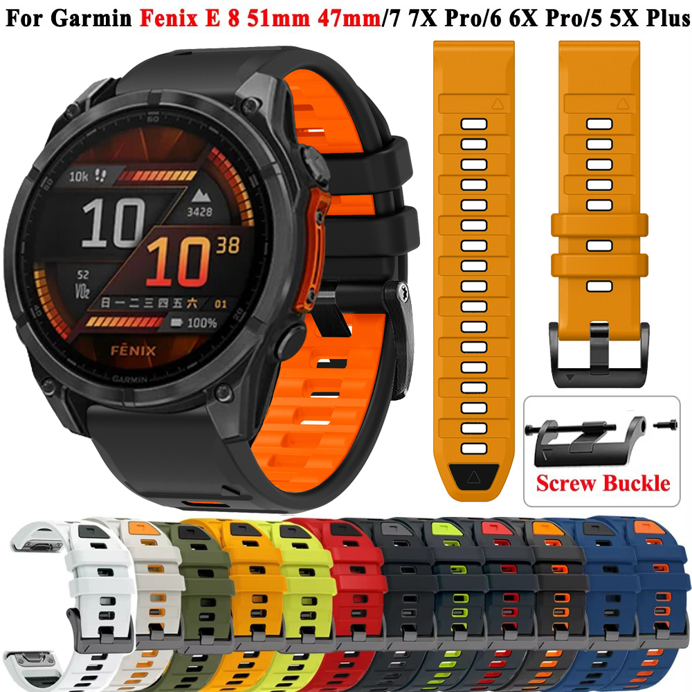 QuickFit 26mm 22mm Silicone Wa - Silicone Watch Band 22Mm บทวิจารณ์และราคา