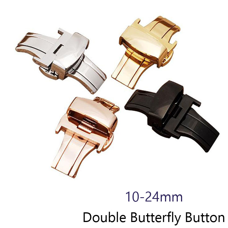 Automatic Double Click Butterf - Butterfly Clasp Deployant บทวิจารณ์และราคา