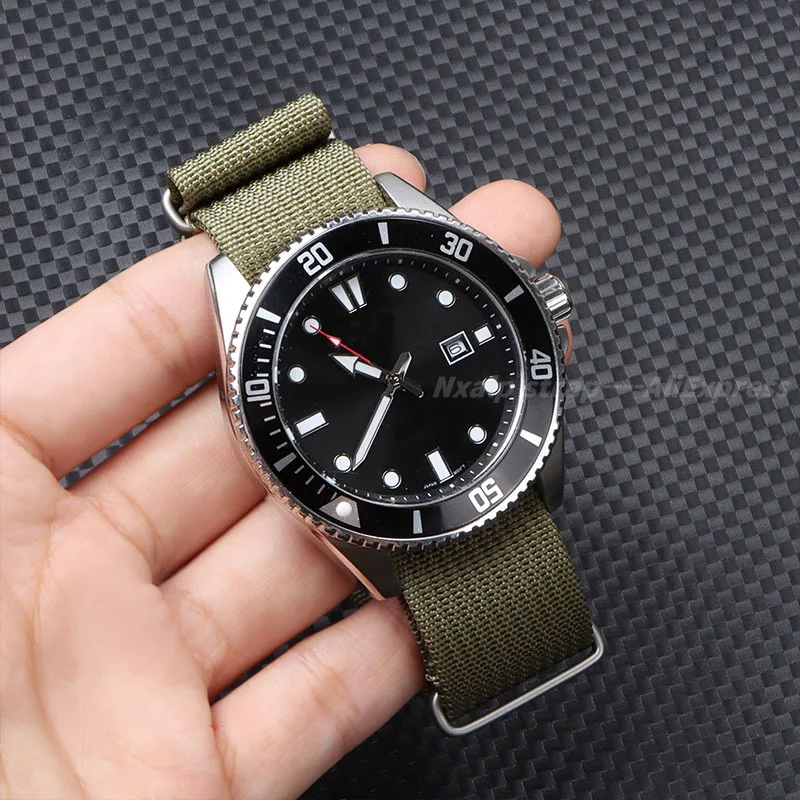 Ribbed Nylon Watch Strap 18mm  - Nato Strap Nylon บทวิจารณ์และราคา