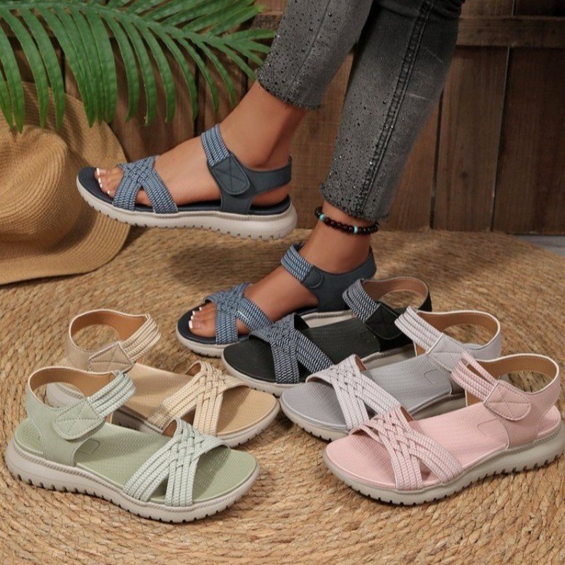 Women Sport Sandals Velcro Clo - Sport Loop Velcro บทวิจารณ์และราคา