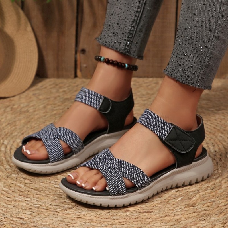 Women Sport Sandals Velcro Clo - Sport Loop Velcro บทวิจารณ์และราคา