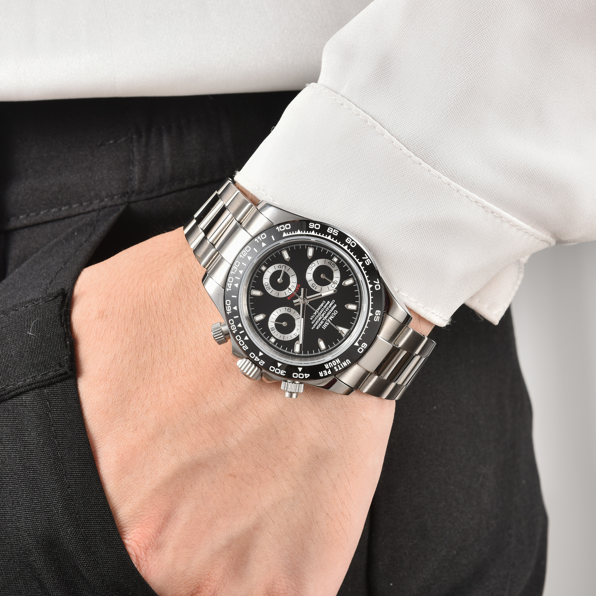 Men's watch VK63 Quartz moveme - Stainless Bracelet Diver บทวิจารณ์และราคา
