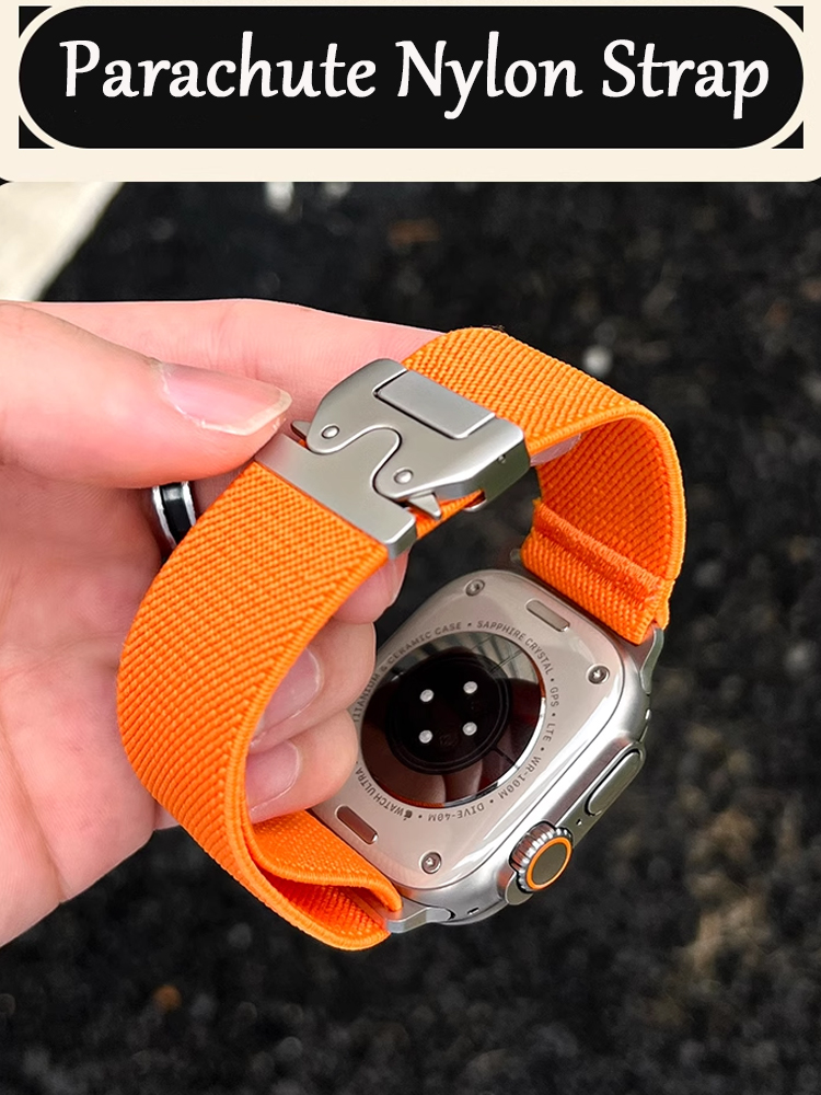 Straps For Apple Watch ultra 2 - Parachute Strap Elastic บทวิจารณ์และราคา