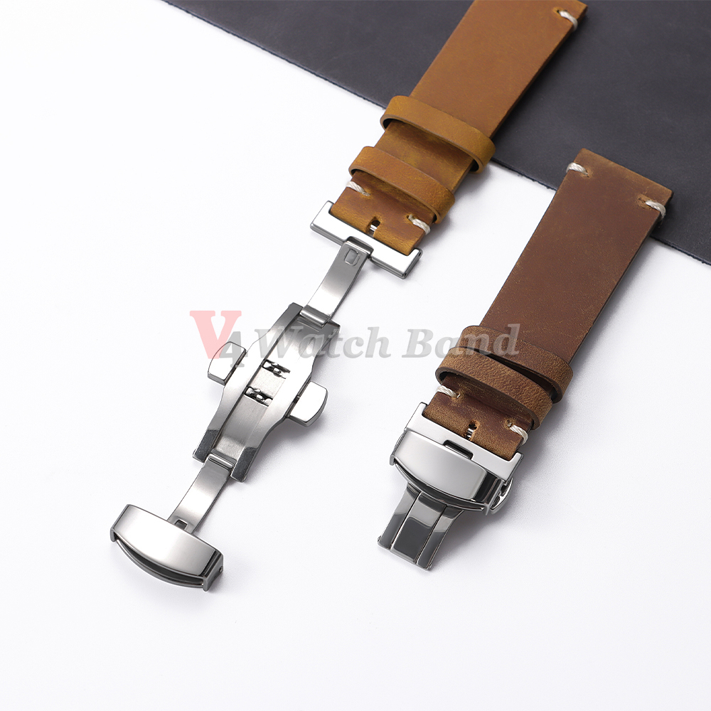 Polished Matte Double Button W - Butterfly Clasp Deployant บทวิจารณ์และราคา