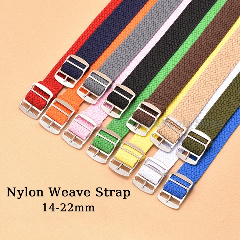 Nylon Weave Watch Strap for Pe - Perlon Strap Woven บทวิจารณ์และราคา