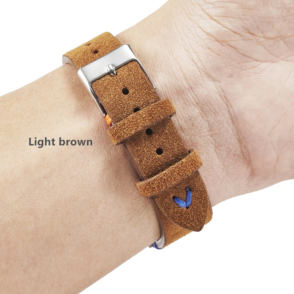 Suede Watch Straps 18mm 20mm H - Suede Strap Watch บทวิจารณ์และราคา