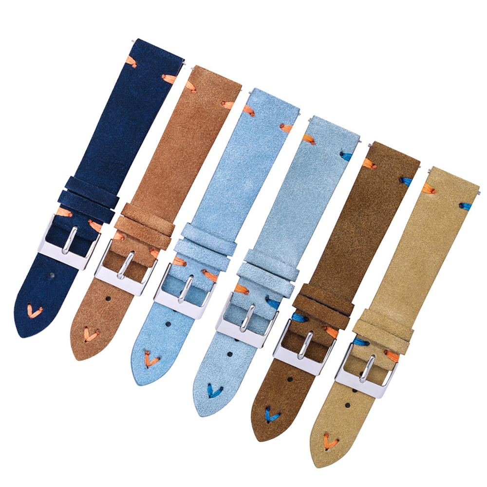 Suede Watch Straps 18mm 20mm H - Suede Strap Watch บทวิจารณ์และราคา