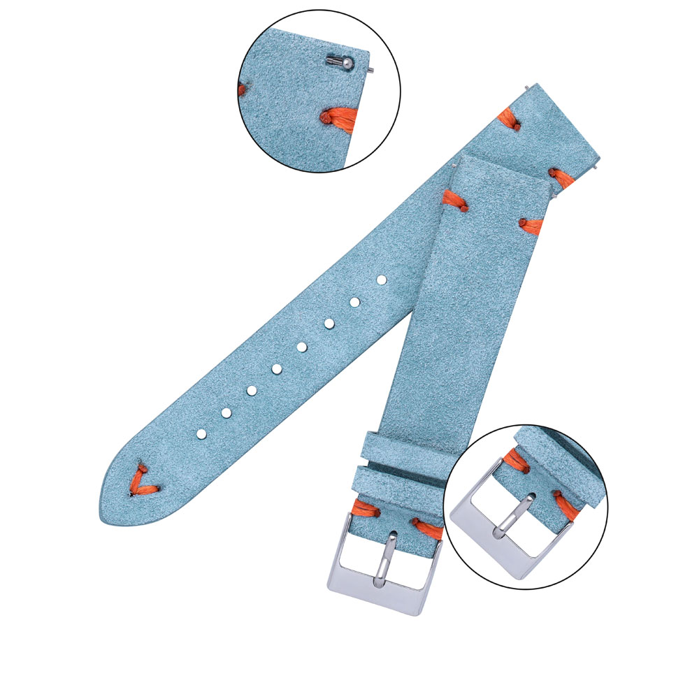 Suede Watch Straps 18mm 20mm H - Suede Strap Watch บทวิจารณ์และราคา