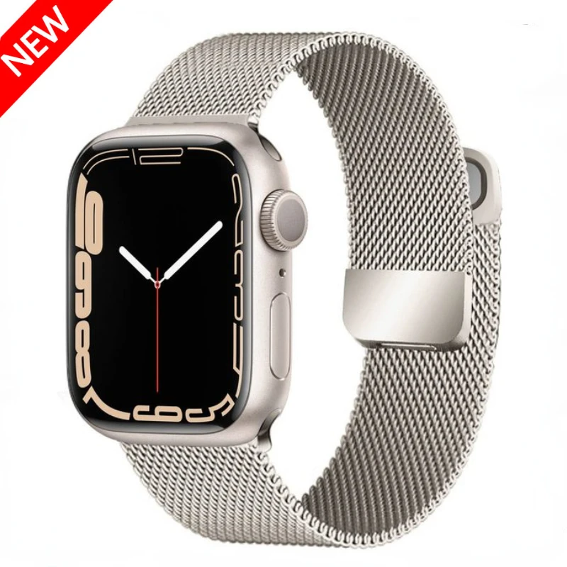 Milanese Loop Band for Apple w - Milanese Loop Magnetic บทวิจารณ์และราคา