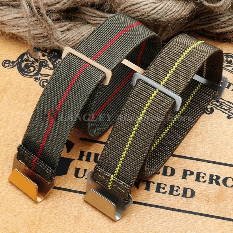 Elastic Nylon Watch Band for S - Parachute Strap Elastic บทวิจารณ์และราคา