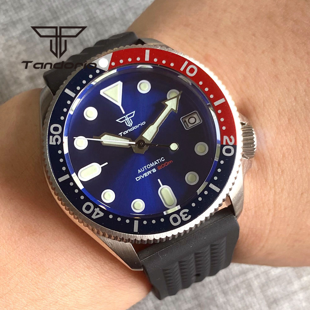 Tandorio NH35A 37mm Automatic  - Rubber Strap Diver บทวิจารณ์และราคา