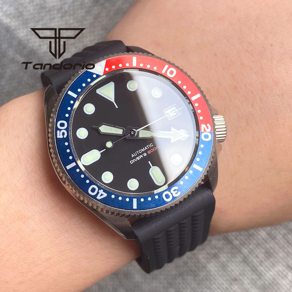 Tandorio NH35A 37mm Automatic  - Rubber Strap Diver บทวิจารณ์และราคา