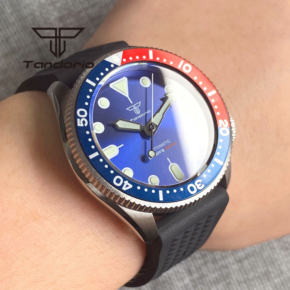 Tandorio NH35A 37mm Automatic  - Rubber Strap Diver บทวิจารณ์และราคา