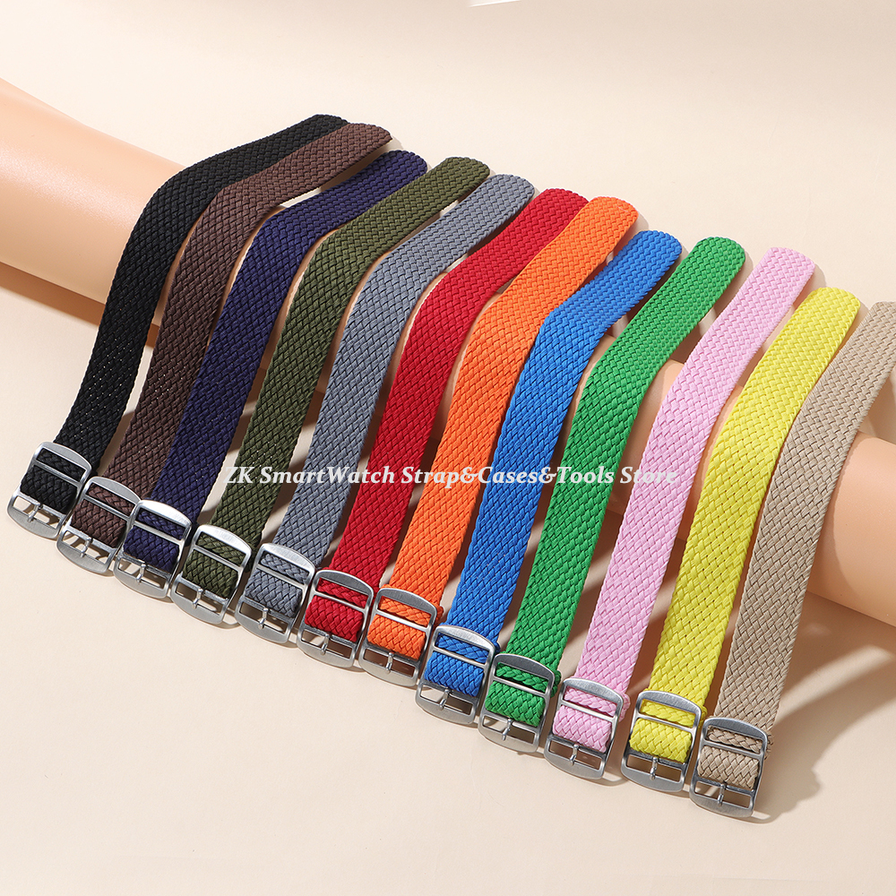 14mm 16mm 18mm 20mm 22mm Perlo - Perlon Strap Woven บทวิจารณ์และราคา