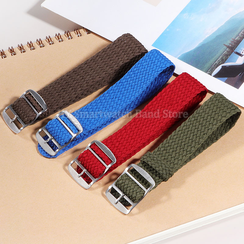 14mm 16mm 18mm 20mm 22mm Woven - Perlon Strap Woven บทวิจารณ์และราคา
