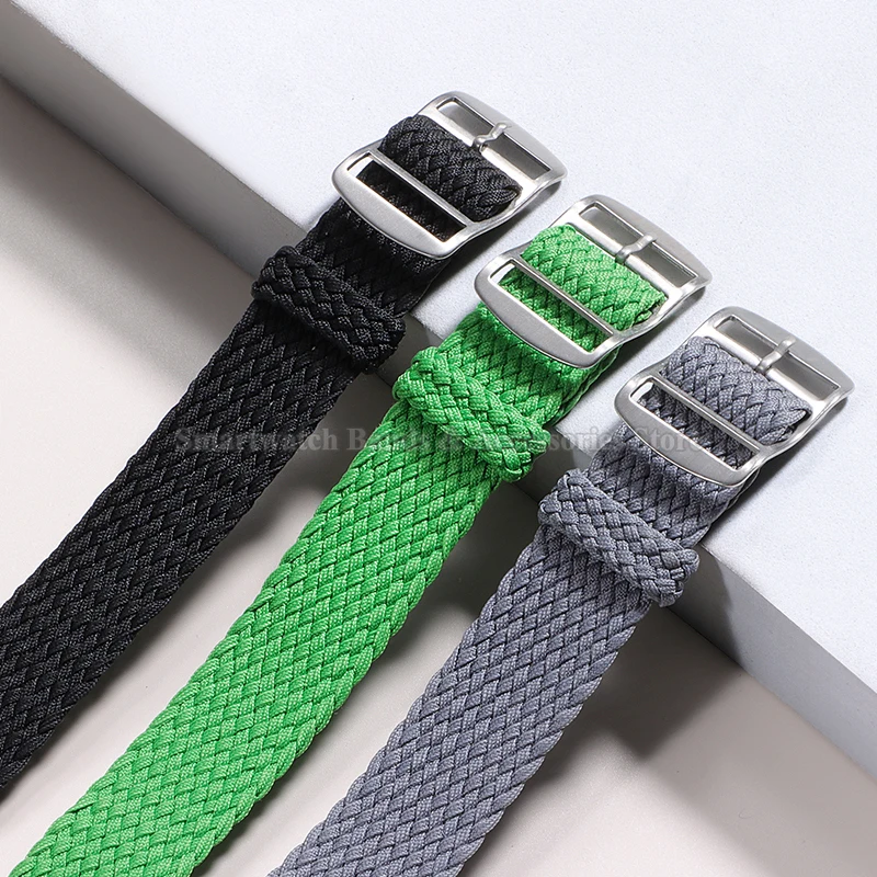 14mm 16mm 18mm 20mm 22mm Woven - Perlon Strap Woven บทวิจารณ์และราคา