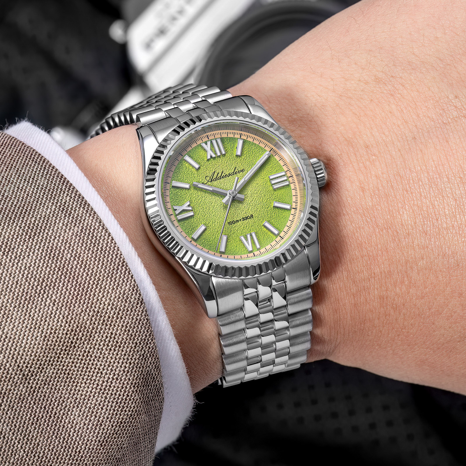 ADDIESDIVE Hight Quality Sapph - Stainless Bracelet Diver บทวิจารณ์และราคา