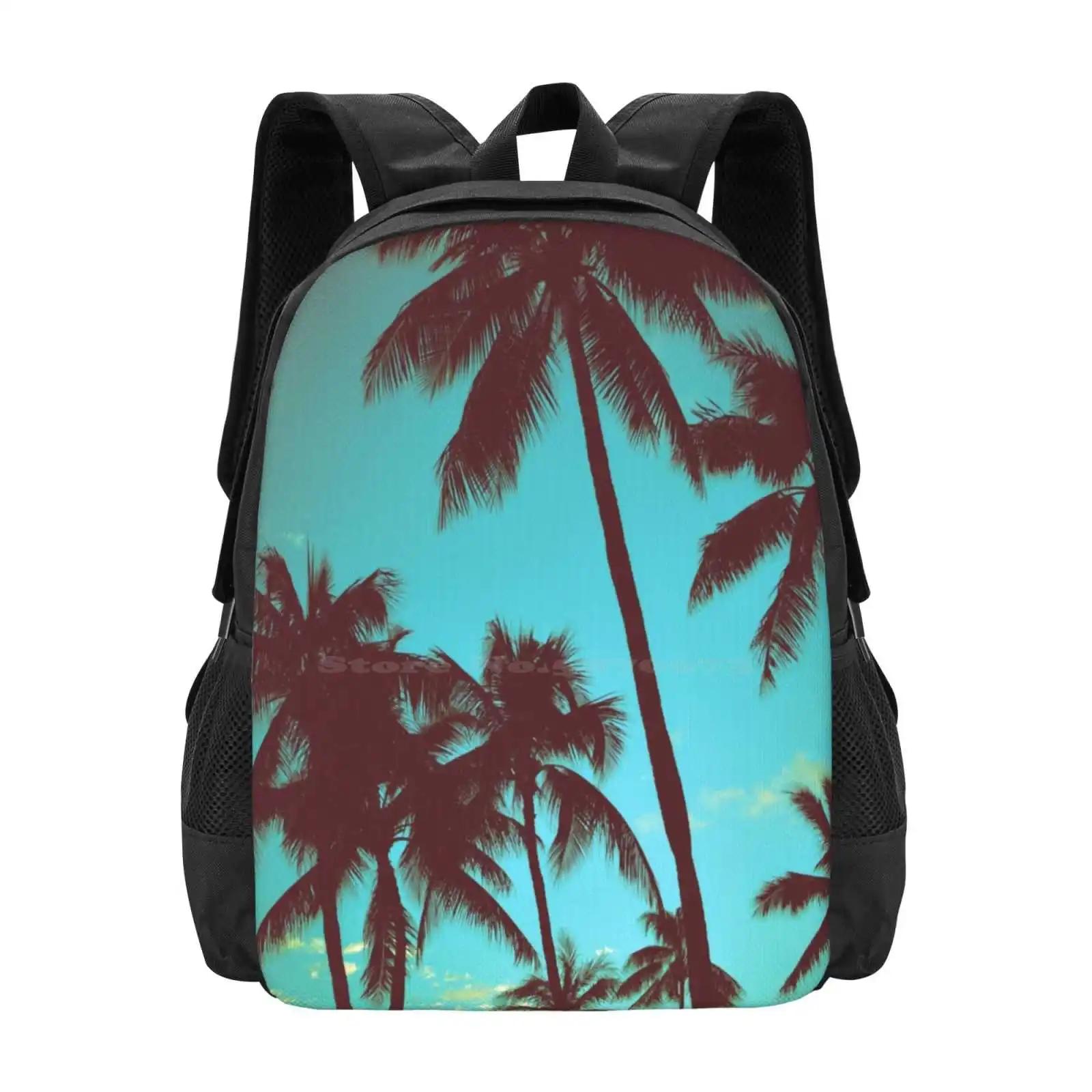 Vintage Tropical Palms Pattern - Tropic Strap Vintage บทวิจารณ์และราคา