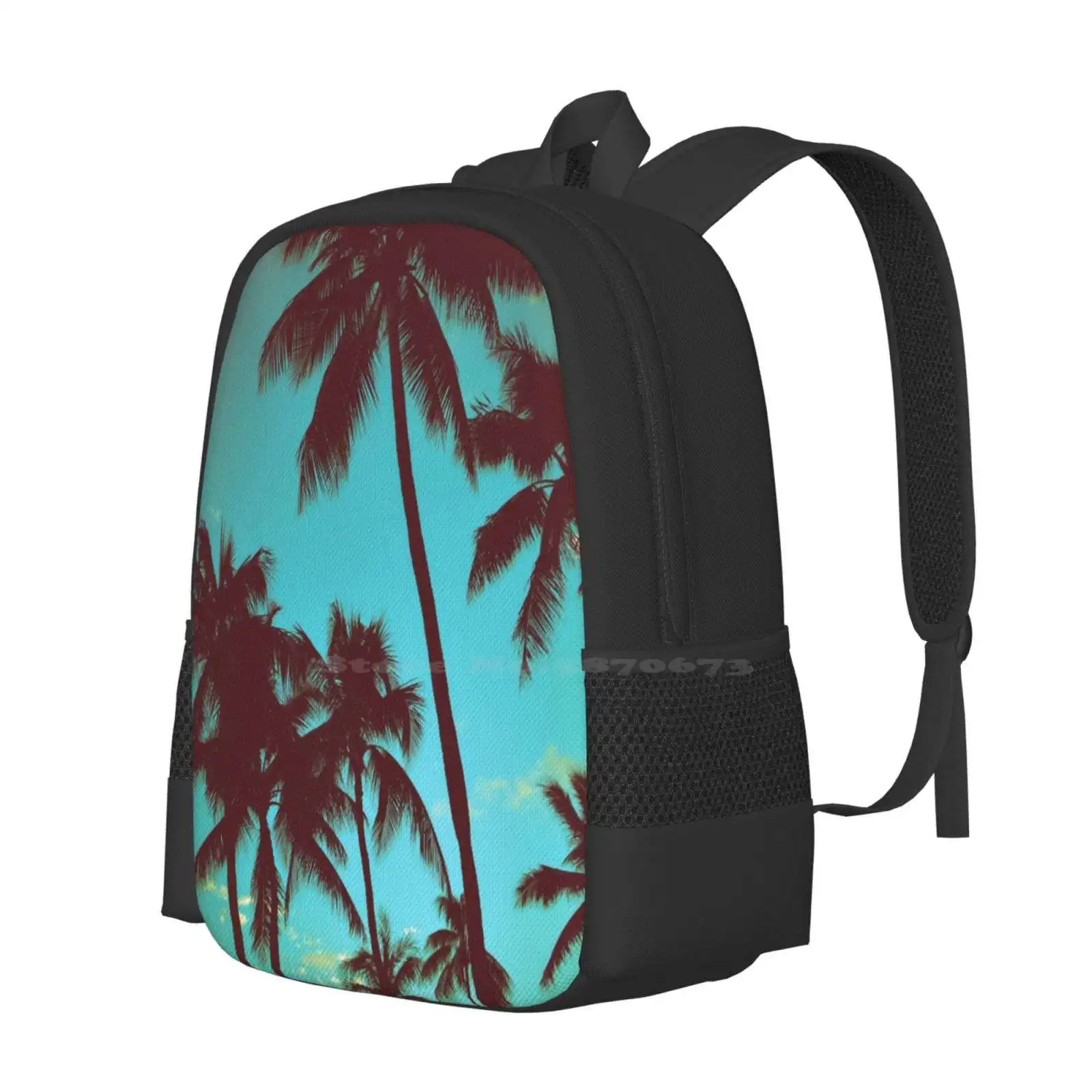 Vintage Tropical Palms Pattern - Tropic Strap Vintage บทวิจารณ์และราคา