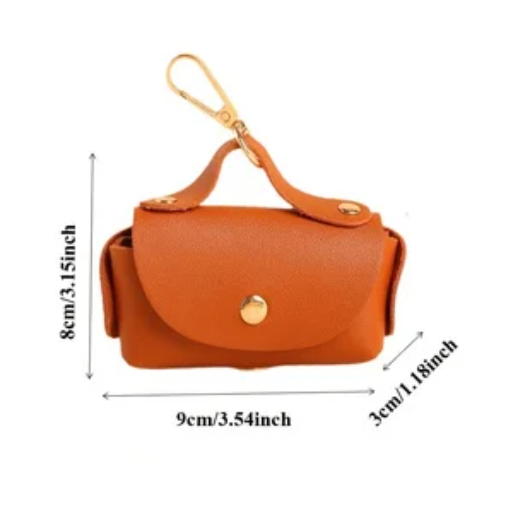 Elegant Leather Dog Poop Bag C - Leather Strap Quick Release บทวิจารณ์และราคา
