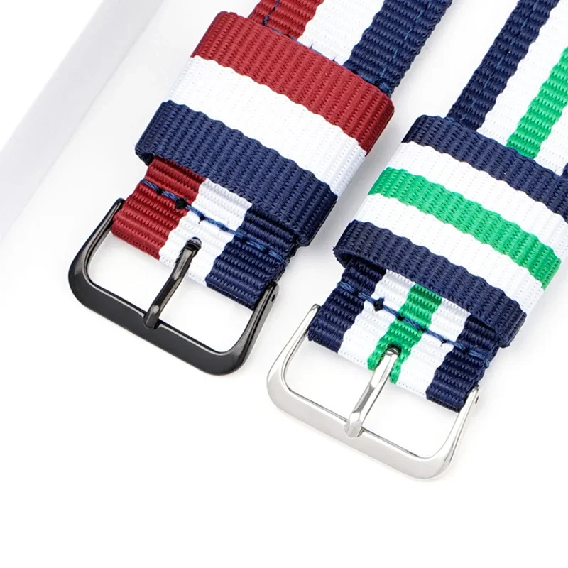 20mm 22mm Woven Nylon Strap fo - Canvas Strap Watch บทวิจารณ์และราคา