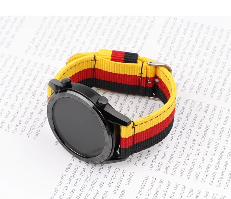 20mm 22mm Woven Nylon Strap fo - Canvas Strap Watch บทวิจารณ์และราคา